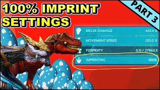 Imprinting amp Breeding Settings In Ark You Need To Know for XL Dinos  PART 3 [upl. by Sufur109]