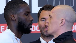 Lawrence Okolie vs Michael Cieslak FIRST FACEOFF  Eddie Hearn amp DAZN Boxing [upl. by Nnalyrehc]