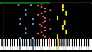 Erlkönig  F Schubert  D 328  Synthesia HD 60 fps [upl. by Gnirol475]