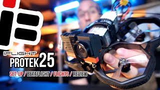 iFlight ProTek25 HD Cinematic  Freestyle Whoop full setup flights and review [upl. by Naginarb]