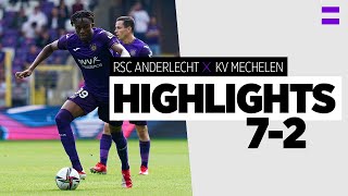 Highlights RSC Anderlecht  KV Mechelen  20212022 [upl. by Annoynek561]