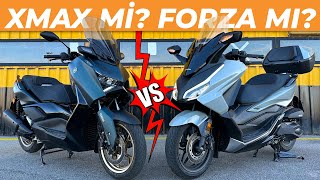 Yamaha XMAX 250 vs Honda Forza 250 Karşılaştırma  Hangisi Alınır [upl. by Inor]