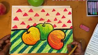 Cezanne Apple Still Life For Kids [upl. by Corsiglia]