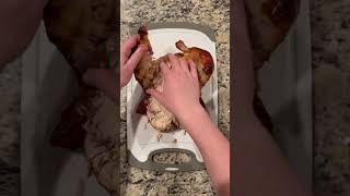 How to Easily Cut and Shred a Costco Rotisserie Chicken 🍗 [upl. by Akinaj424]