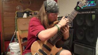 7 string bass tapping Haydns sonata [upl. by Kulsrud]