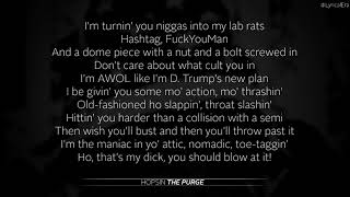 Hopsin  The Purge Official Lyrics amp Audio  NEW SONG 2017 [upl. by Nomed]