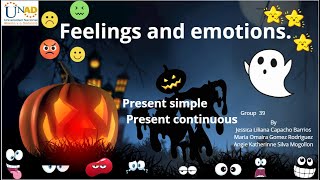 Feelings and emotions present simple and present continuous [upl. by Morell]