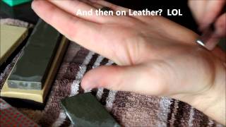 Straight Razor Honing  Coticule amp Thuringian Part 2 of 2 [upl. by Meri]