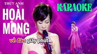 Hoài Mong Karaoke Beat Chuẩn Thúy Anh [upl. by Nitsew443]