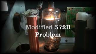 DLab Modified PampH LA400 Ham Linear 572B tube amplifier Low power RF output problem Need suggestion [upl. by Airamesor]