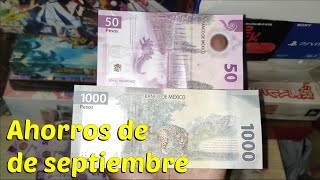 ESTO JUNTE EN SEPTIEMBRE CON BILLETES DE 1000 50 y 20 [upl. by Aicrag647]