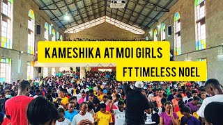 kameshika performance ft timelessnoel1 at Moi Girls [upl. by Atinaujnas]