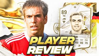 89 ICON LAHM SBC PLAYER REVIEW FC 24 ULTIMATE TEAM [upl. by Suitangi]