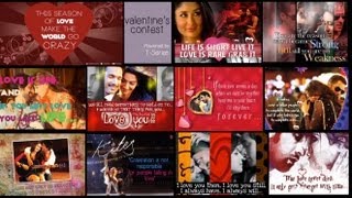 Romantic Love Messages By Valentines Day Contest Winners ♥ SHARE MESSAGES SPREAD LOVE ♥ [upl. by Trepur]