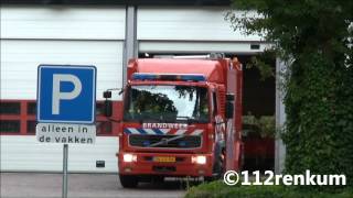 HV Brandweer Renkum met spoed naar Middel HV in Arnhem [upl. by Curley]