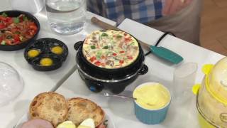 Eggspress Deluxe Egg Cooker w Recipe Book on QVC [upl. by Turnbull]