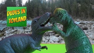 Toy dinosaur toys fighting a battle trex toy videos for children kids collection dinazor dinasour [upl. by Methuselah]