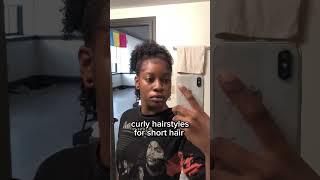 hairstyles for short curly hair curlynatural shorthair curlyhairstyles [upl. by Hessler]