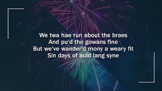 Auld lang syne lyrics [upl. by Venezia]