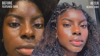 how I healed my DRY and TEXTURED skin  unsponsored skincare routine [upl. by Anaeg]