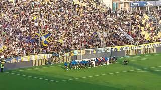 Serie B ParmaPisa 32 esultanza finale sotto la Curva Nord [upl. by Keldah866]