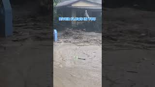 Powerful River Overflow Caught on Camera 🌊 Unbelievable Flooding Footage [upl. by Peper]