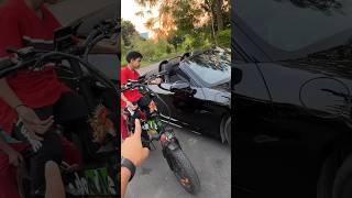 Piyush Ki Cycle Vs Supercar😲  automobile funny challenge souravjoshivlogs race shorts [upl. by Jae]