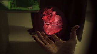 Interactive Live Holography by RealView Imaging  First Ever Medical Holograms [upl. by Annad]