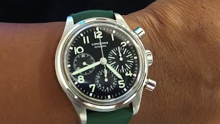 THE LONGINES AVIGATION BIG EYE Perfect Chronograph [upl. by Idnem]