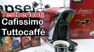 Test amp Rezension Cafissimo Tuttocaffé Kapselmaschine Zubereitung Espresso Filterkaffee [upl. by Leamiba]