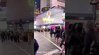 Time square New York City timessquareshortstrendingviralvideonewyork [upl. by Evanthe389]