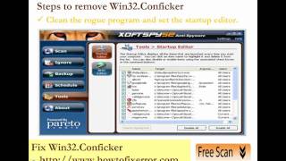 Remove Win32Conficker Worm Completely  Easy Steps for Conflickr Virus Removal [upl. by Ylremik33]