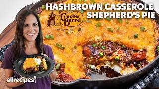 I Made Cracker Barrels Hashbrown Casserole Shepherd’s Pie At Home  Allrecipes [upl. by Arreyt]