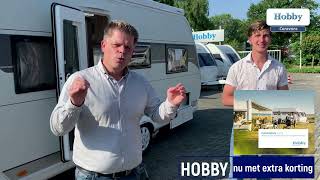 Hobby On Tour 460 DL met € 3224 Last Minute korting caravans 2023 Design Discount [upl. by Retniw718]