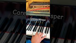 Amazing  Careless Whisper on Piano 🎹🎶 shorts [upl. by Aynatahs]