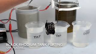 How to black rhodium tank plate on silver [upl. by Kirshbaum333]