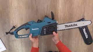 Unboxing and Assembling Makita UC3541A 1800W 35cm 14quot Electric Chainsaw  Bob The Tool Man [upl. by Anahtor488]