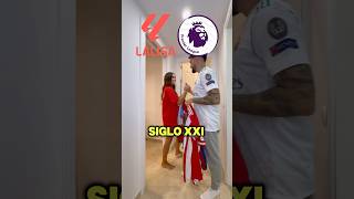 La Liga vs Premier League SXXl footballfunny laliga premierleague ronaldofans messifans [upl. by Delano]