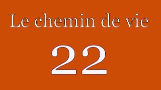 Le chemin de vie 22 par numérologue conseils numerologie chemin22 nombremaitre22 [upl. by Ignatzia984]