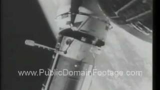 1966 Gemini 9 Space Walk Newsreel PublicDomainFootagecom [upl. by Lay208]