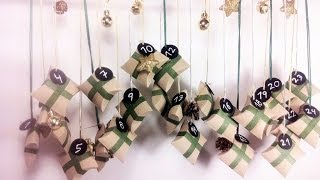 How to Make an Advent Calendar using Toilet Paper Rolls [upl. by Nosnhoj]