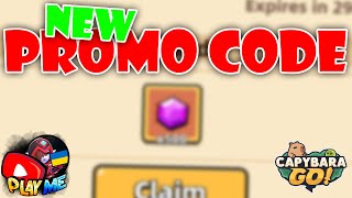 Capybara Go NEW PROMO CODE – GET 500 GEMS FREE [upl. by Ellennej385]