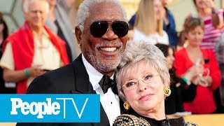 Rita Moreno Teases Funny Morgan Freeman Story That Fans ‘Don’t Know’ At 2018 SAG Awards  PeopleTV [upl. by Jaqitsch355]