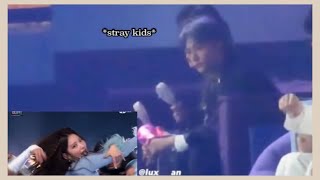 Stray Kids reaction to Le sserafim MAMA 2022 performance [upl. by Vernice]