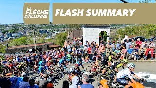 Flash Summary  La Flèche Wallonne 2018 [upl. by Artenahs]