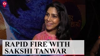 Rapid fire with Sakshi Tanwar  Entertainment  Mumbai Live [upl. by Hanover]