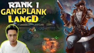 🔴 LangD Gangplank  LangD Rank 1 Gangplank vs Malphite [upl. by Siblee733]