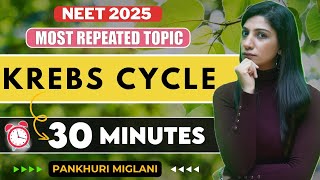 Krebs Cycle😱🥁🥁🔥🔥🔥Respiration in Plants8 marks sureNeet 2025Aiims DelhiPankhuri Miglani [upl. by Petrie]