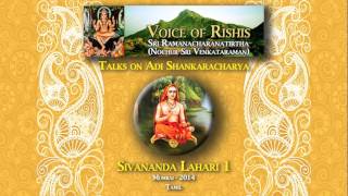 Sivananda Lahari Tamil [upl. by Soisanahta]