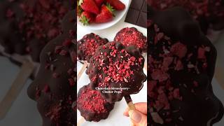 Strawberry chocolate pops trending dessert subscribe food pop viralvideo shorts foryou [upl. by Aifoz]